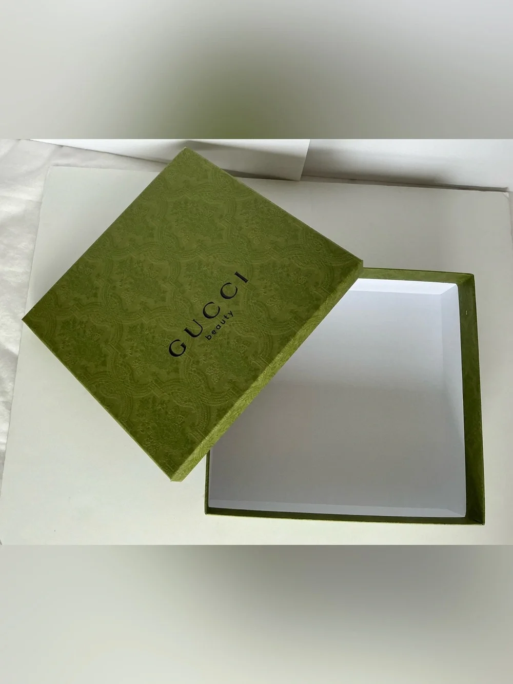 Gucci Empty Olive Green Beauty Presentation Gift Box